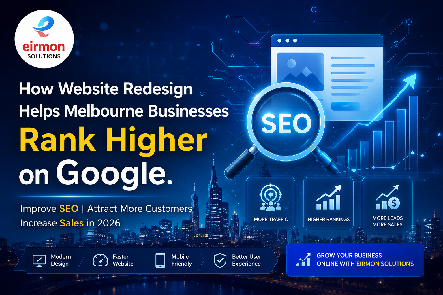 How Website Redesign Helps Melbourne Businesses Rank Higher on Google
